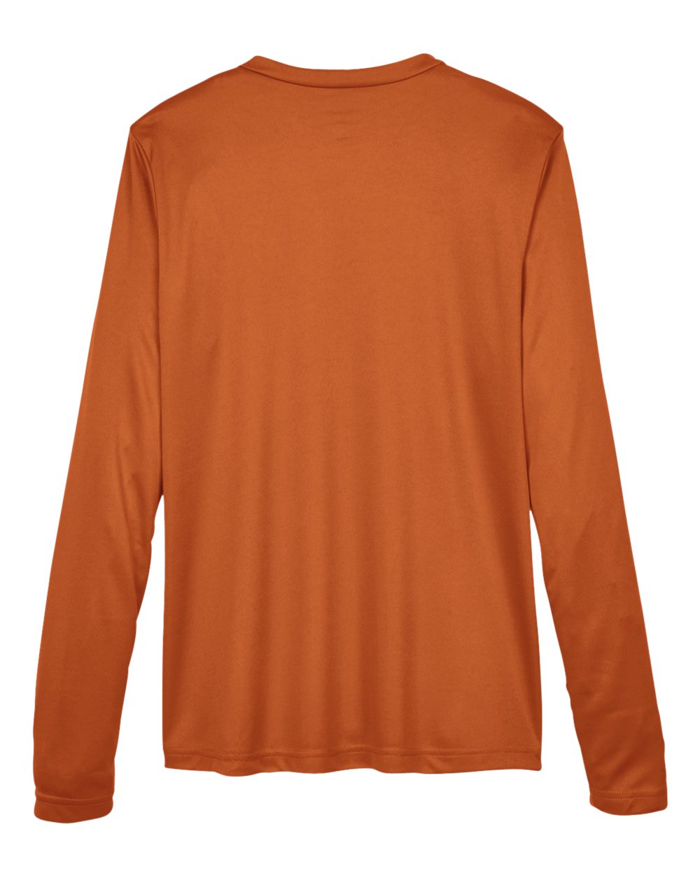 Women's Zone Performance Long Sleeve T-Shirt - Back - B681D9642 - Sport Burnt Orange