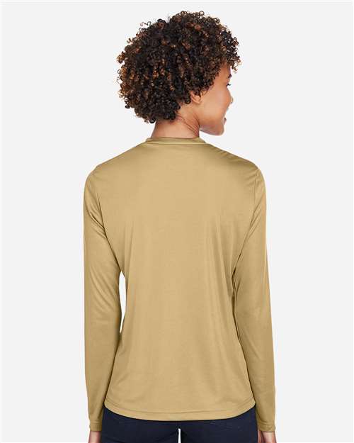 Women's Zone Performance Long Sleeve T-Shirt - OnModelBack - B681D9402 - Sport Vegas Gold