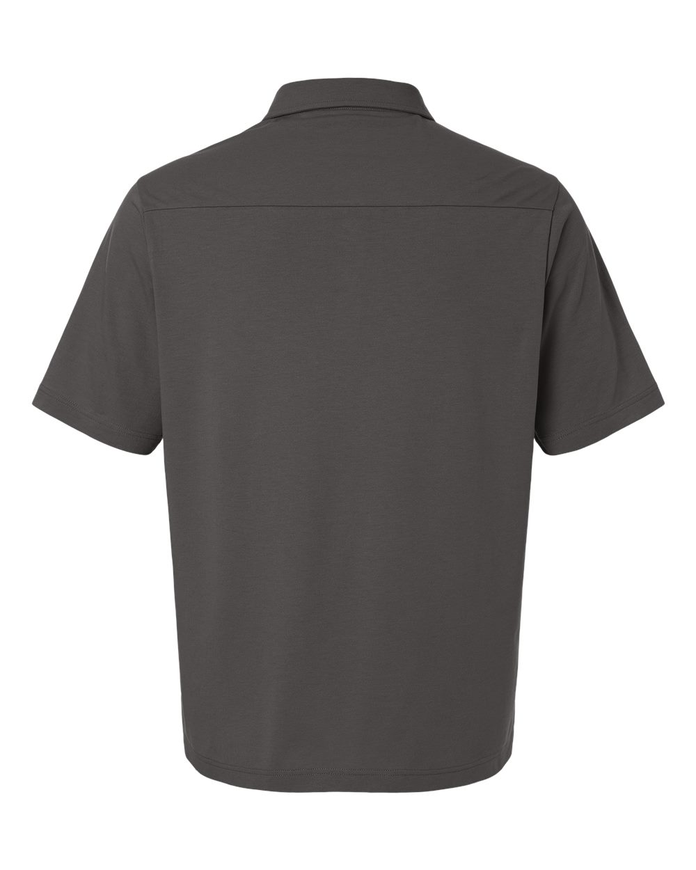 Men's Seaton Pebble Textured Polo - Back - B001B2133 - Graphite