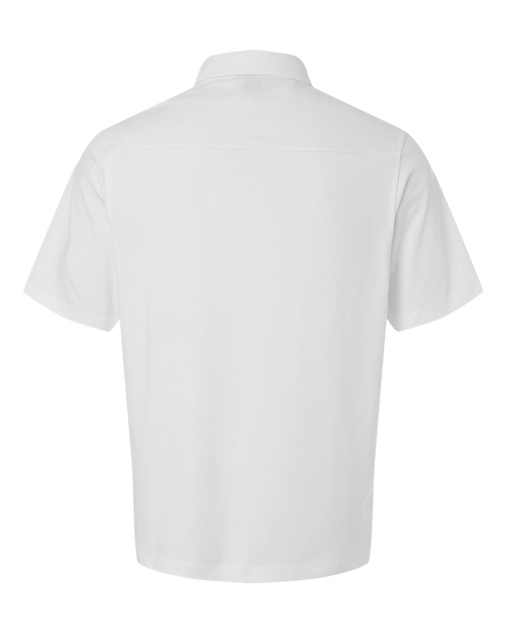 Men's Seaton Pebble Textured Polo - Back - B001B2003 - White