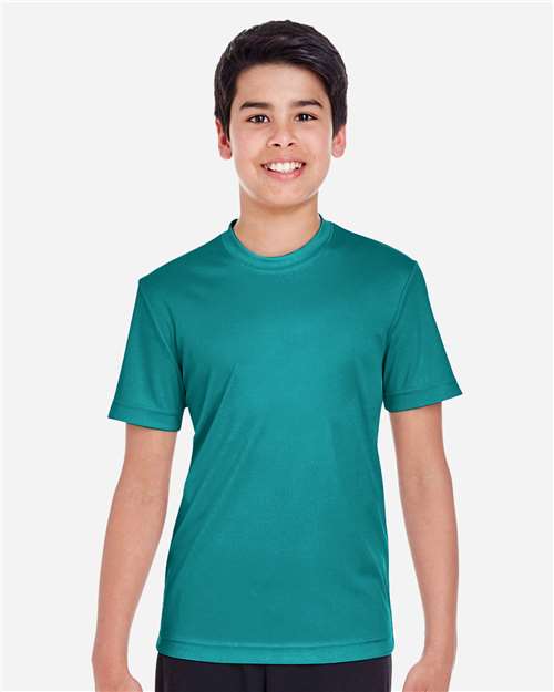 Youth Zone Performance T-Shirt - OnModelFront - B683D9712 - Clear Teal