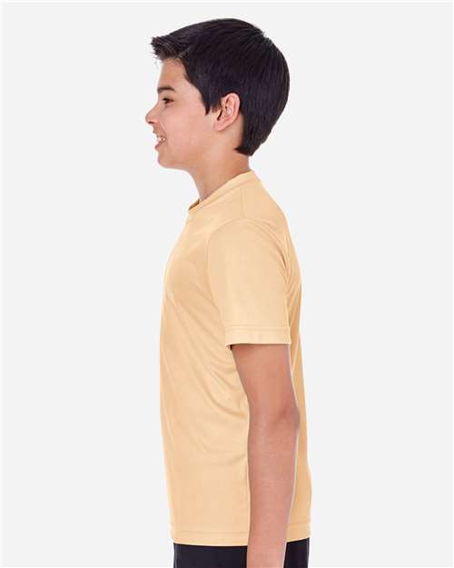 Youth Zone Performance T-Shirt - OnModelSide - B683D9682 - Melon