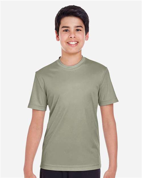 Youth Zone Performance T-Shirt - OnModelFront - B683D9522 - Olive
