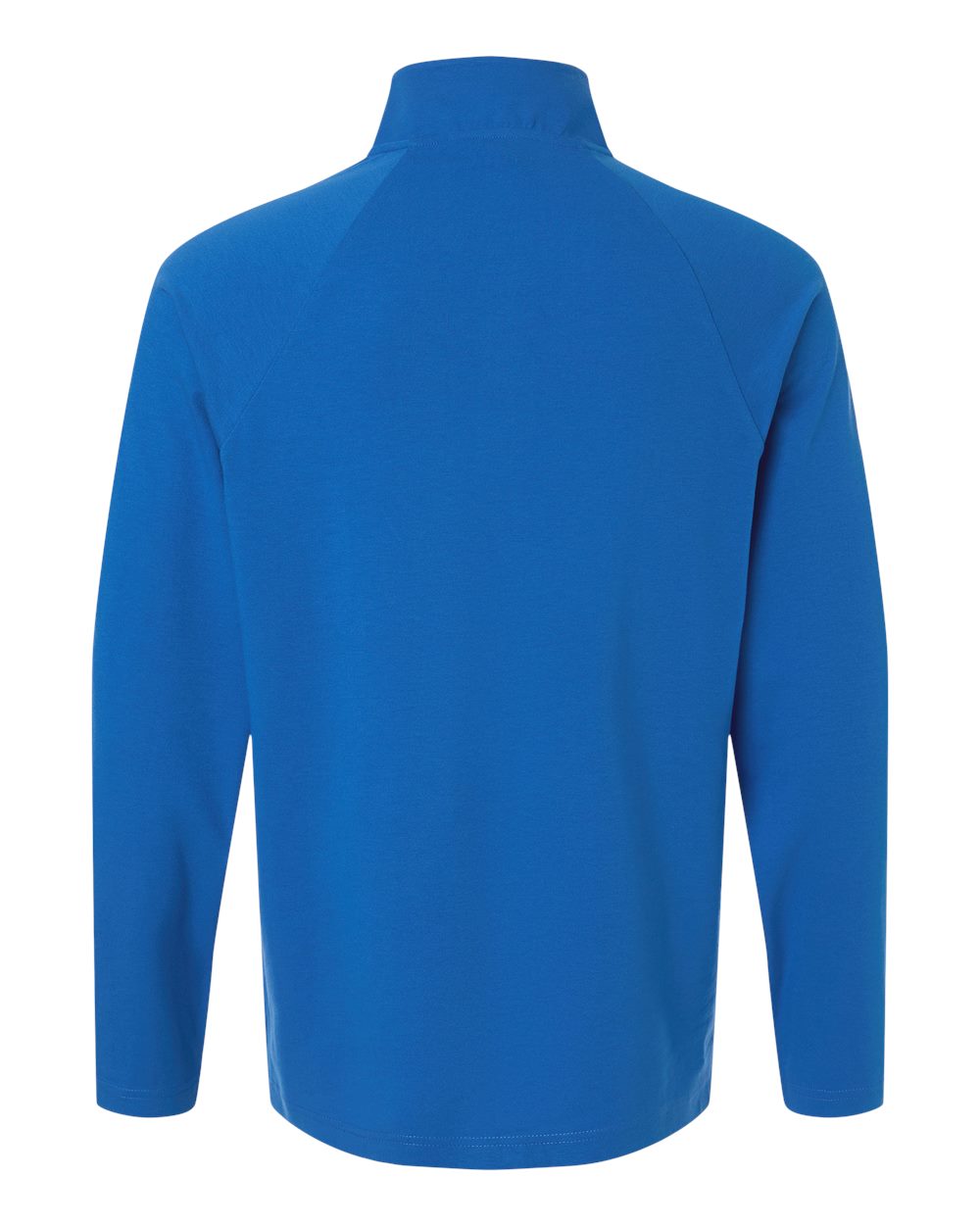 Men's Seaton Pebble Textured Quarter-Zip Pullover - Back - B003B2253 - French Blue
