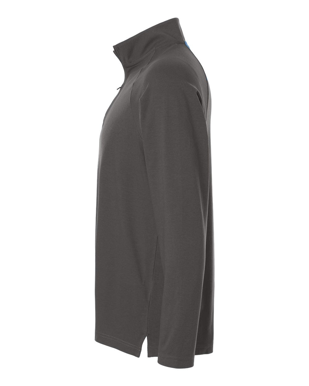 Men's Seaton Pebble Textured Quarter-Zip Pullover - DirectSide - B003B2133 - Graphite
