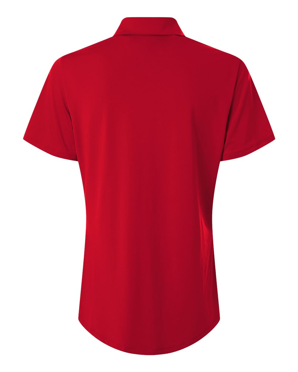 Women's Ultimate Solid Polo - Back - B05753712 - Power Red