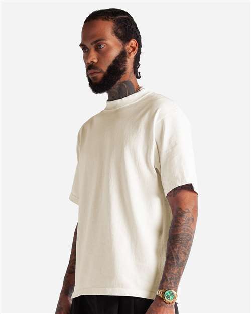 Unisex Max Heavyweight Cropped T-Shirt - OnModelSide - B009C2013 - Off white