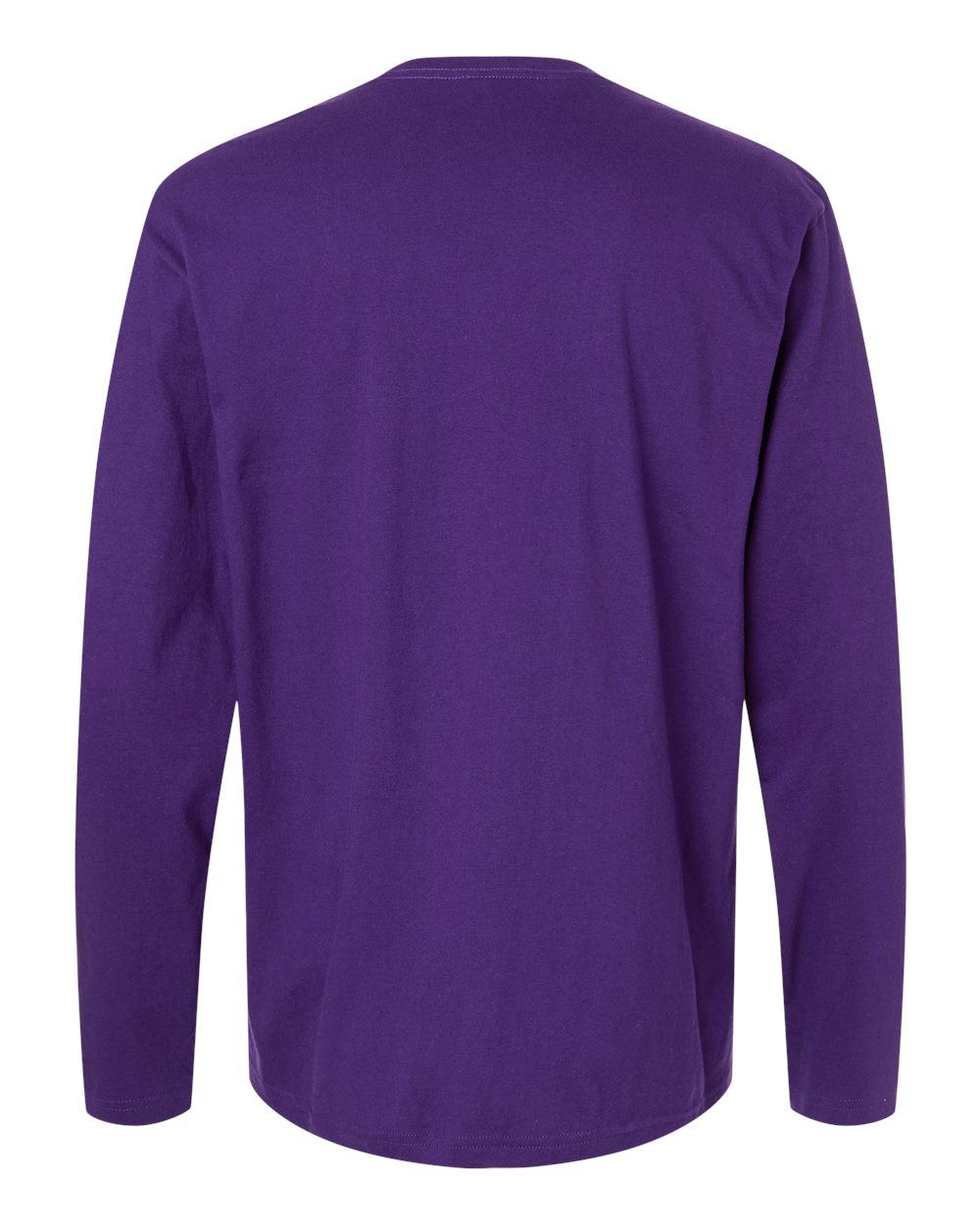 Softstyle® Long Sleeve T-Shirt - Back - B05660473 - Purple