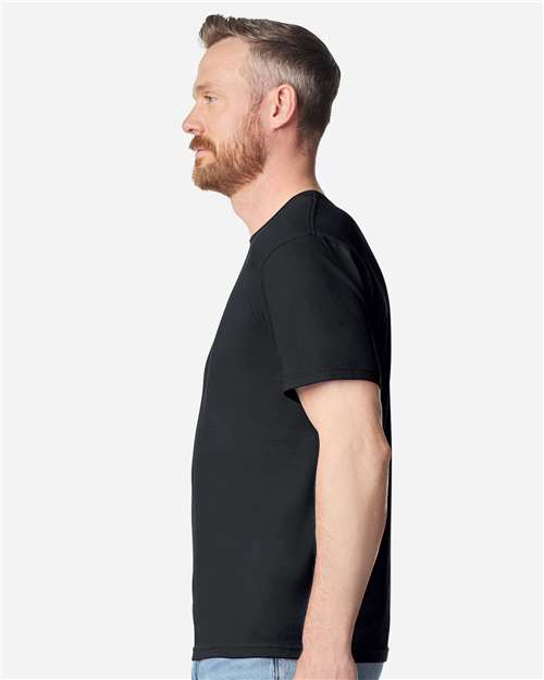 Unisex Softstyle® Plasma Print T-Shirt - OnModelSide - B05260503 - Black