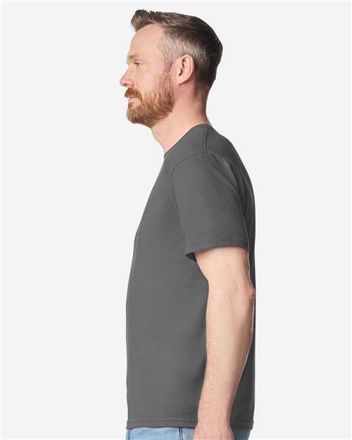 Unisex Softstyle® Plasma Print T-Shirt - OnModelSide - B05260093 - Charcoal