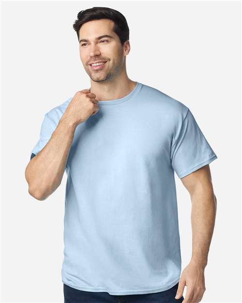 Unisex Softstyle® Plasma Print T-Shirt - OnModelFront - B05260253 - Light Blue