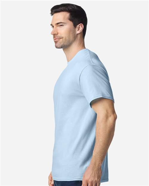 Unisex Softstyle® Plasma Print T-Shirt - OnModelSide - B05260253 - Light Blue