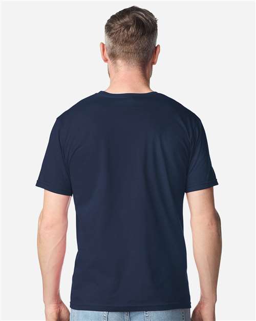 Unisex Softstyle® Plasma Print T-Shirt - OnModelBack - B05260653 - Navy