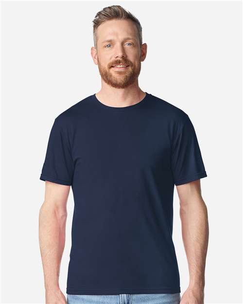 Unisex Softstyle® Plasma Print T-Shirt - OnModelFront - B05260653 - Navy