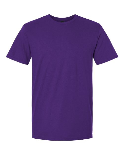 Unisex Softstyle® Plasma Print T-Shirt - Front - B05260803 - Purple
