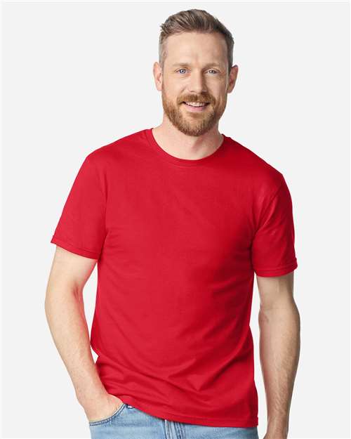 Unisex Softstyle® Plasma Print T-Shirt - OnModelFront - B05260713 - Red