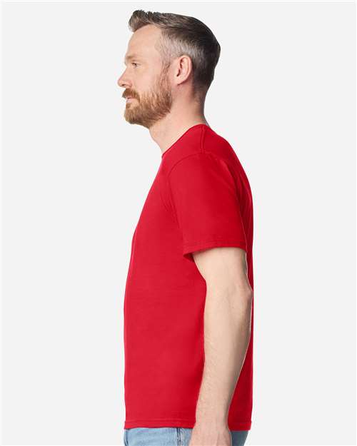 Unisex Softstyle® Plasma Print T-Shirt - OnModelSide - B05260713 - Red