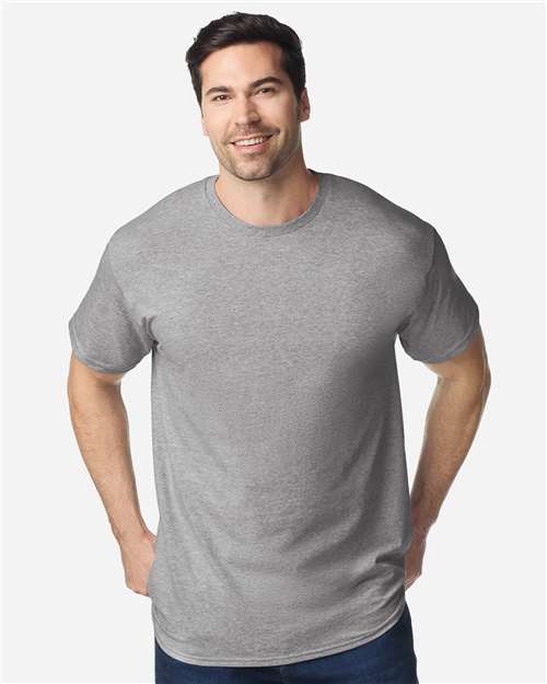 Unisex Softstyle® Plasma Print T-Shirt - OnModelFront - B05260583 - Sport Grey
