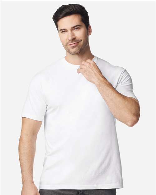 Unisex Softstyle® Plasma Print T-Shirt - OnModelFront - B05260003 - White