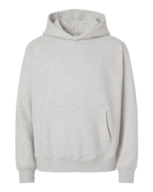 Unisex 10 oz. Heavyweight Hoodie Sweatshirt - Front - B07006592 - Vintage Heather Grey