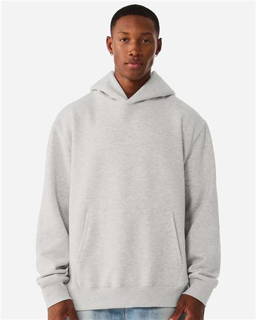 Unisex 10 oz. Heavyweight Hoodie Sweatshirt - OnModelFront - B07006592 - Vintage Heather Grey