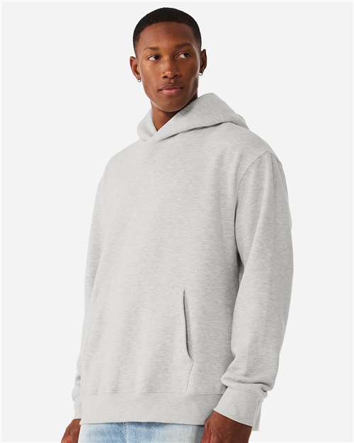 Unisex 10 oz. Heavyweight Hoodie Sweatshirt - OnModelSide - B07006592 - Vintage Heather Grey