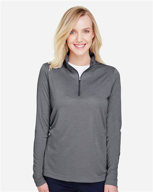 Women's Zone Sonic Heather Performance Quarter-Zip Pullover - styleImage