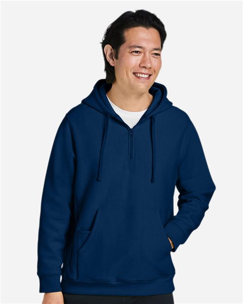 Unisex Zone HydroSport™ Heavyweight Quarter-Zip Hooded Sweatshirt - styleImage