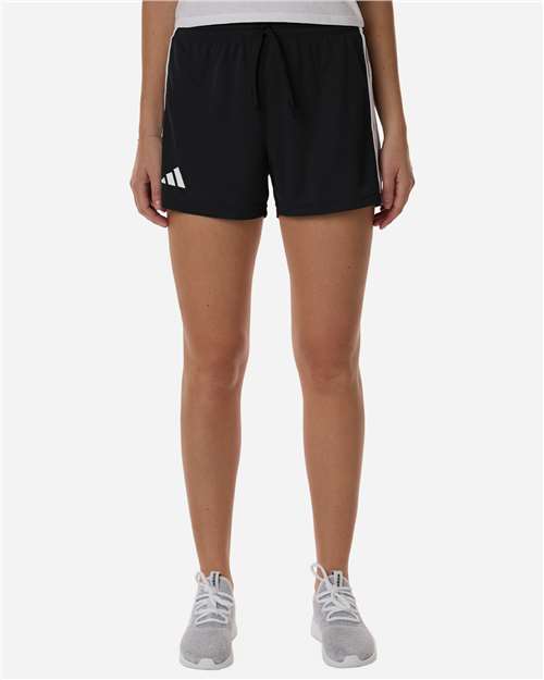 Women's 3-Stripes 3" Shorts - OnModelFront - B101F8502 - Black/ White
