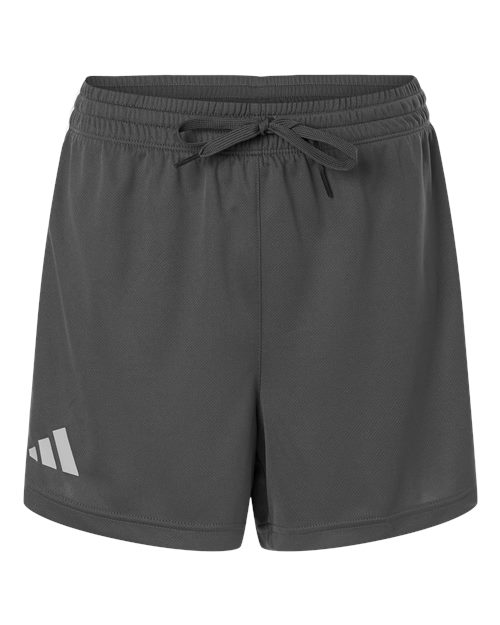 Women's 3-Stripes 3" Shorts - Front - B101F8592 - Team Grey Four/ White