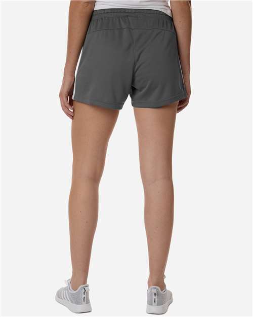 Women's 3-Stripes 3" Shorts - OnModelBack - B101F8592 - Team Grey Four/ White