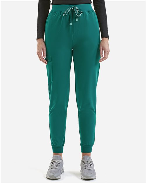 Women's Energized Stretch Jogger Scrub Pants - styleImage
