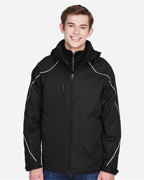 Men's Angle 3-In-1 Jacket with Bonded Fleece Liner - styleImage
