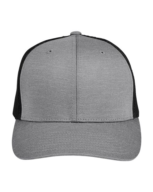 Youth Zone Sonic Heather Trucker Cap by Yupoong - styleImage