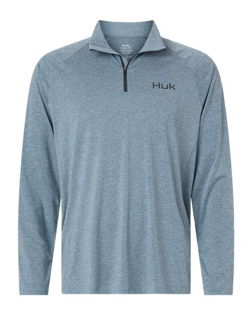 Men's Airweight Heather Quarter-Zip Pullover - styleImage
