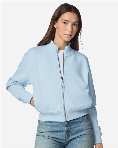 Women's French Terry Full-Zip Jacket - styleImage