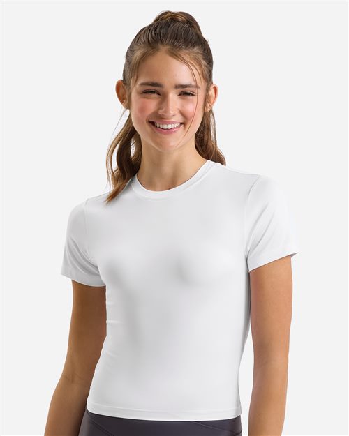 Women's Luxe Fitted Tee - styleImage