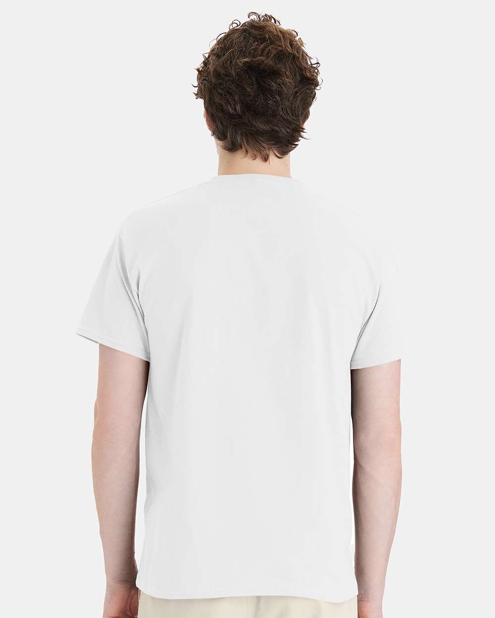 Essential-T T-Shirt - OnModelBack - B00000003 - White