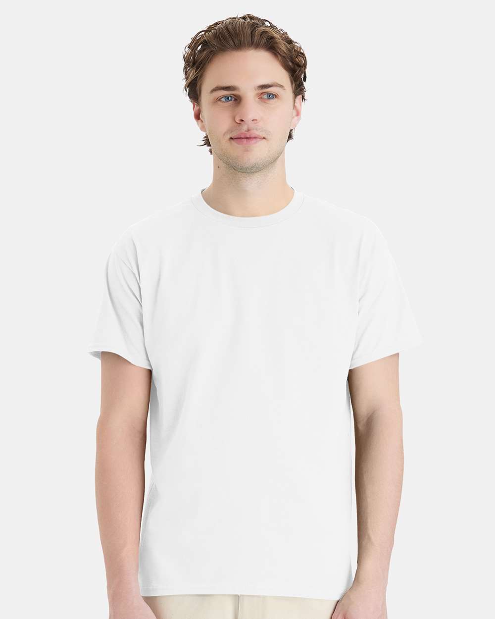 Essential-T T-Shirt - OnModelFront - B00000003 - White