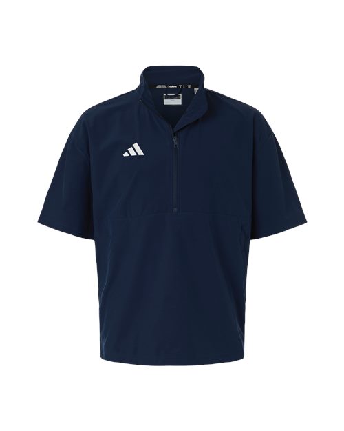 Men's Short Sleeve Quarter-Zip Pullover - styleImage