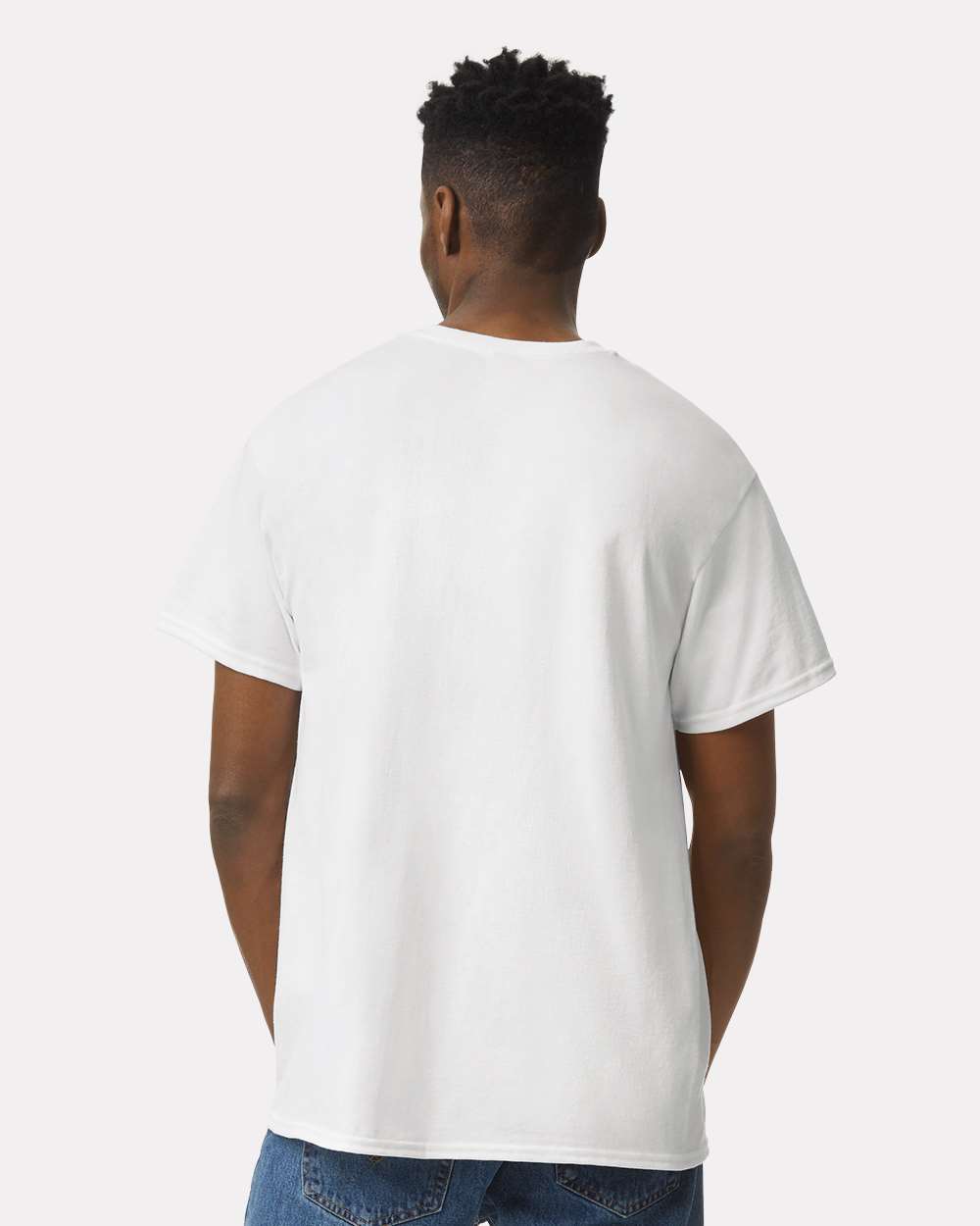 Ultra Cotton® T-Shirt - OnModelBack - B00760013 - PFD White