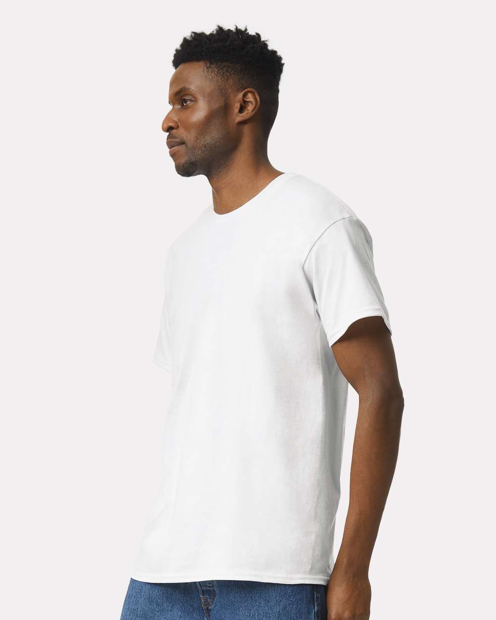 Ultra Cotton® T-Shirt - OnModelSide - B00760013 - PFD White