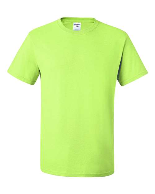 Unisex Dri-Power® 50/50 T-Shirt - Front - B06535165 - Safety Green