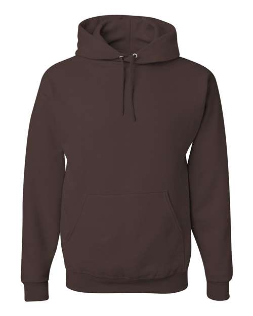 Unisex NuBlend® Hooded Sweatshirt - Front - B22035556 - Chocolate