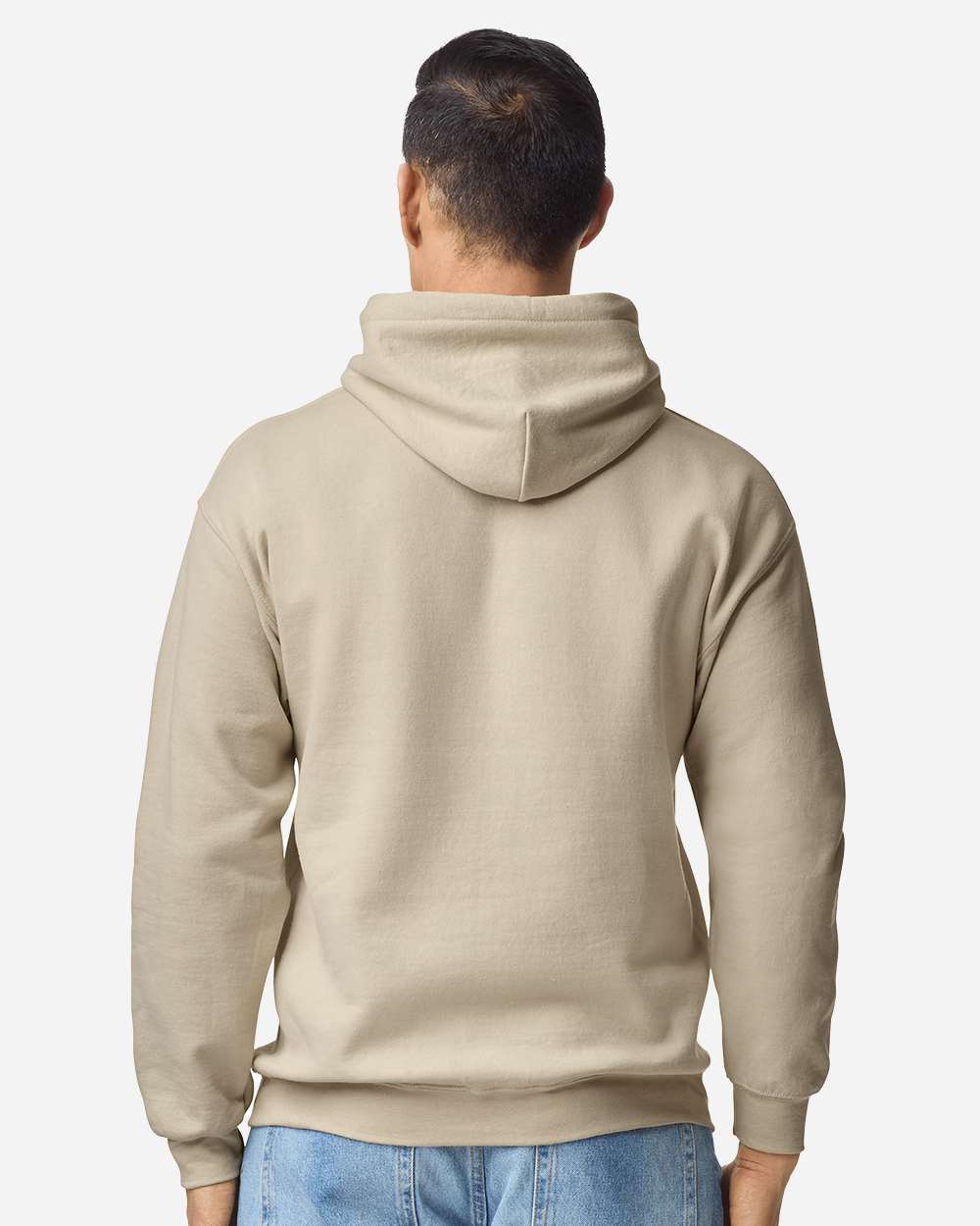 Heavy Blend™ Hooded Sweatshirt - OnModelBack - B22060732 - Sand