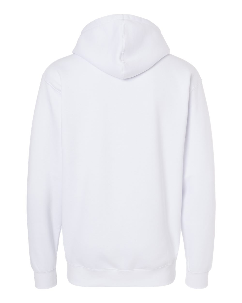 Heavyweight Hooded Sweatshirt - Back - B22276003 - White