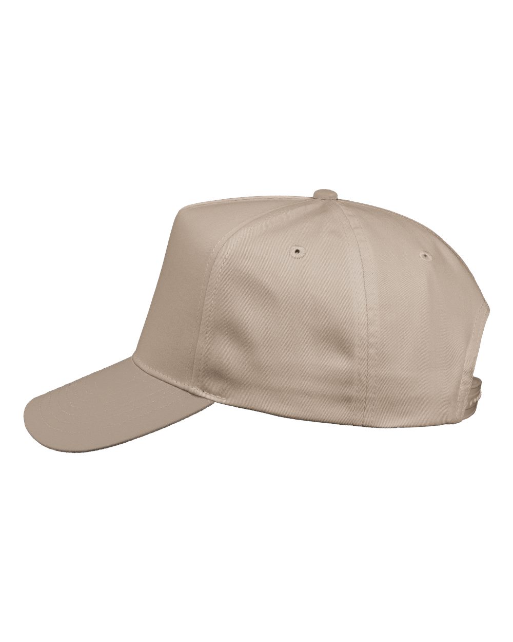 Five-Panel Twill Cap - DirectSide - B27795770 - Khaki