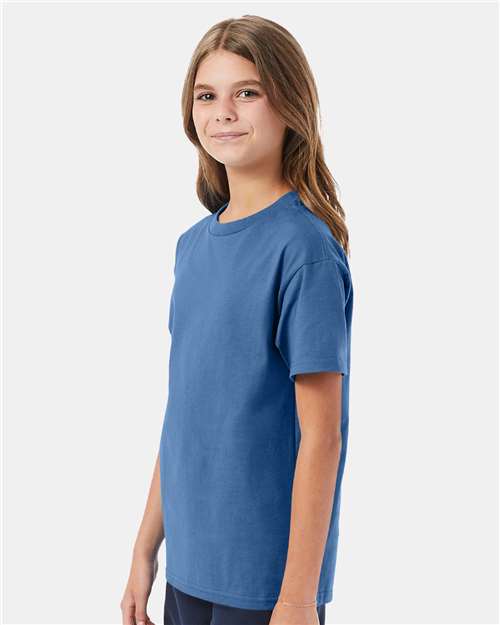 Youth Authentic T-Shirt - OnModelSide - B31600983 - Denim Blue