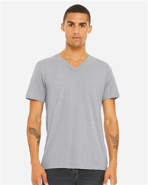 Unisex Triblend V-Neck Tee - styleImage