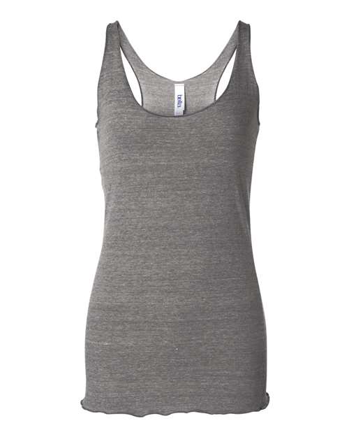 Women's Triblend Racerback Tank - Front - B13106585 - Grey Triblend